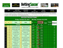 Tablet Screenshot of bettingsoccer.net